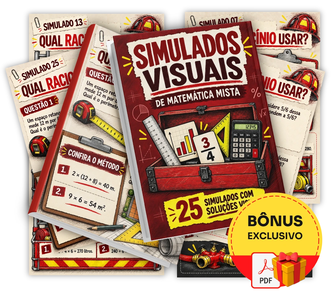 Simulados Visuais de Matemática Mista